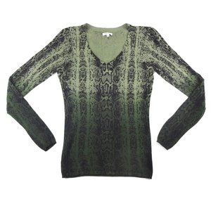 Buffalo Bitha Snake Print Fine Knit Sweater  EUC